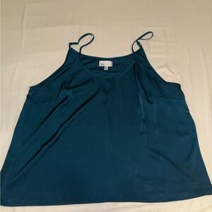 Nordstrom Teal Sleeveless Camisole